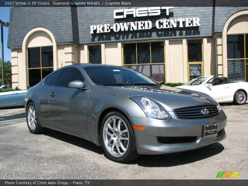 Diamond Graphite Metallic / Graphite Black 2007 Infiniti G 35 Coupe