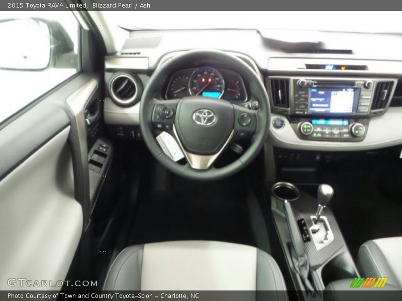Blizzard Pearl / Ash 2015 Toyota RAV4 Limited