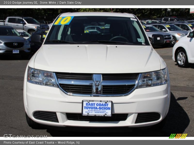 Stone White / Dark Slate Gray 2010 Dodge Journey SE