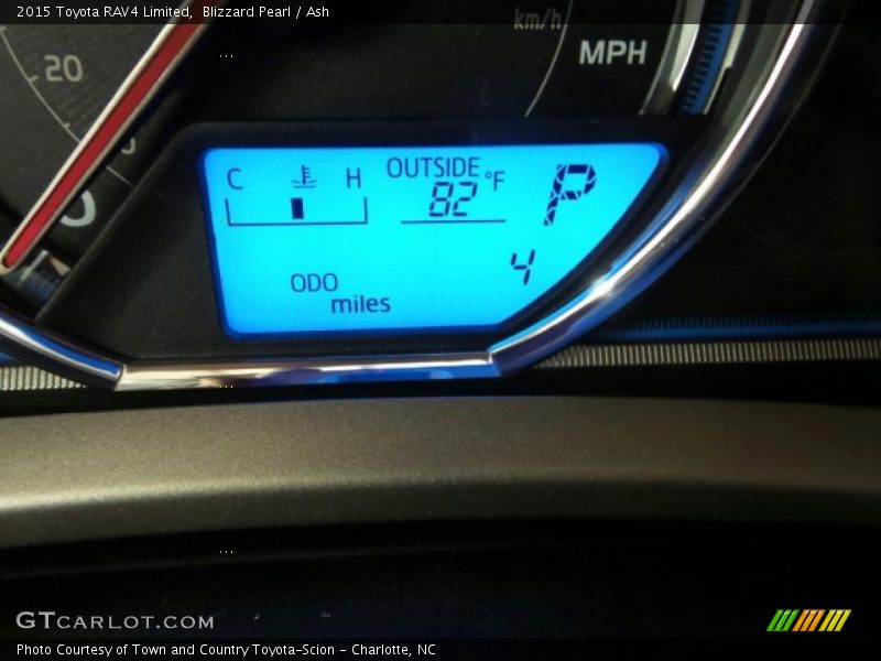 Blizzard Pearl / Ash 2015 Toyota RAV4 Limited