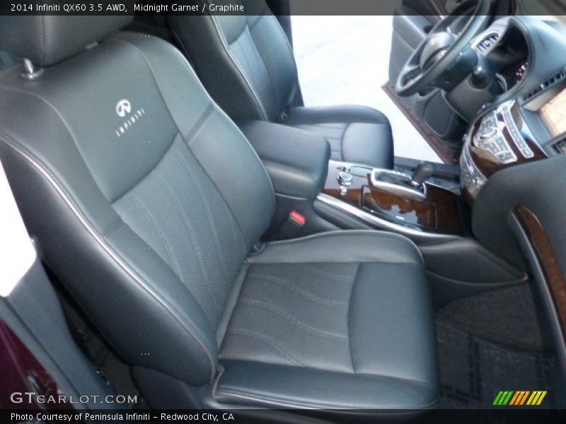 Midnight Garnet / Graphite 2014 Infiniti QX60 3.5 AWD