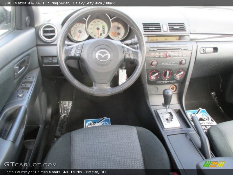 Galaxy Gray Mica / Black 2008 Mazda MAZDA3 i Touring Sedan