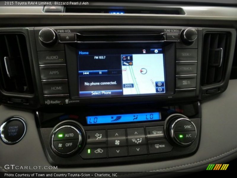 Blizzard Pearl / Ash 2015 Toyota RAV4 Limited