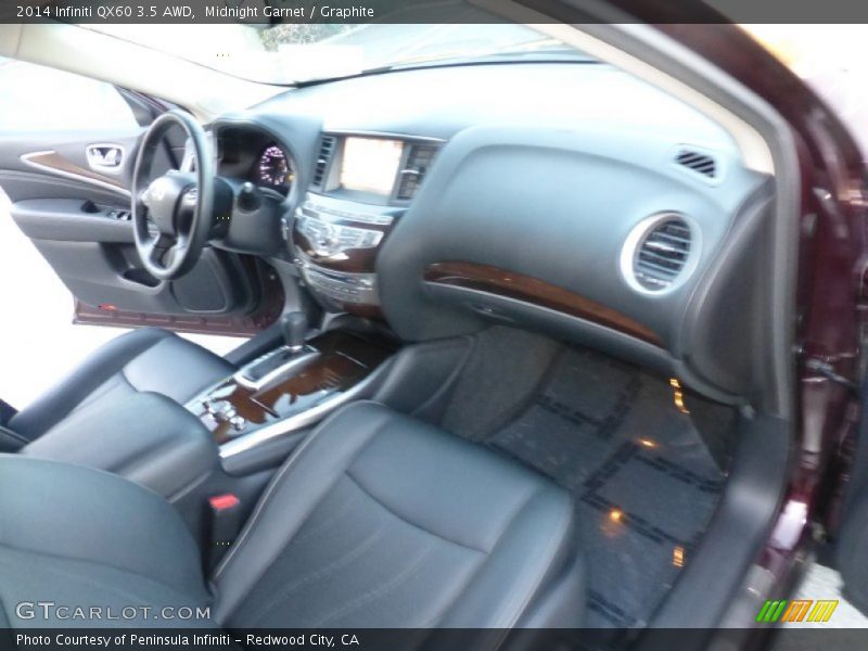 Midnight Garnet / Graphite 2014 Infiniti QX60 3.5 AWD