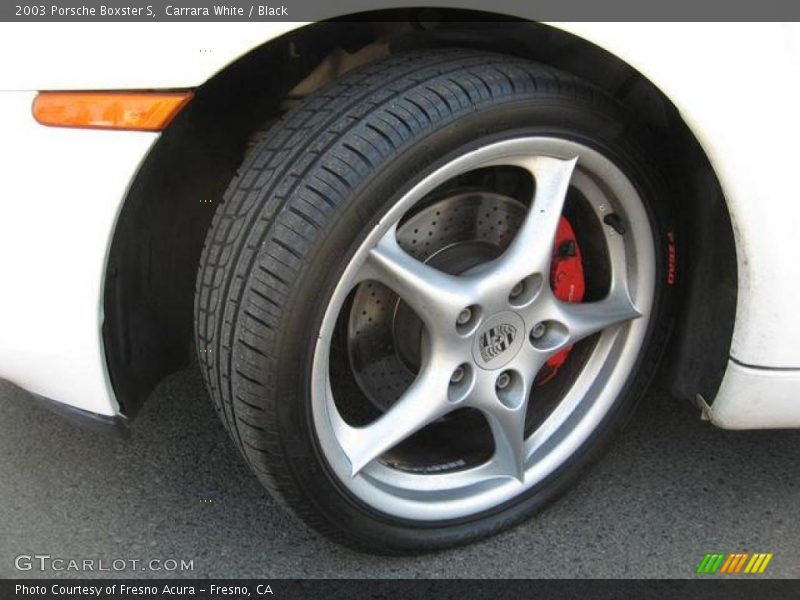 Carrara White / Black 2003 Porsche Boxster S