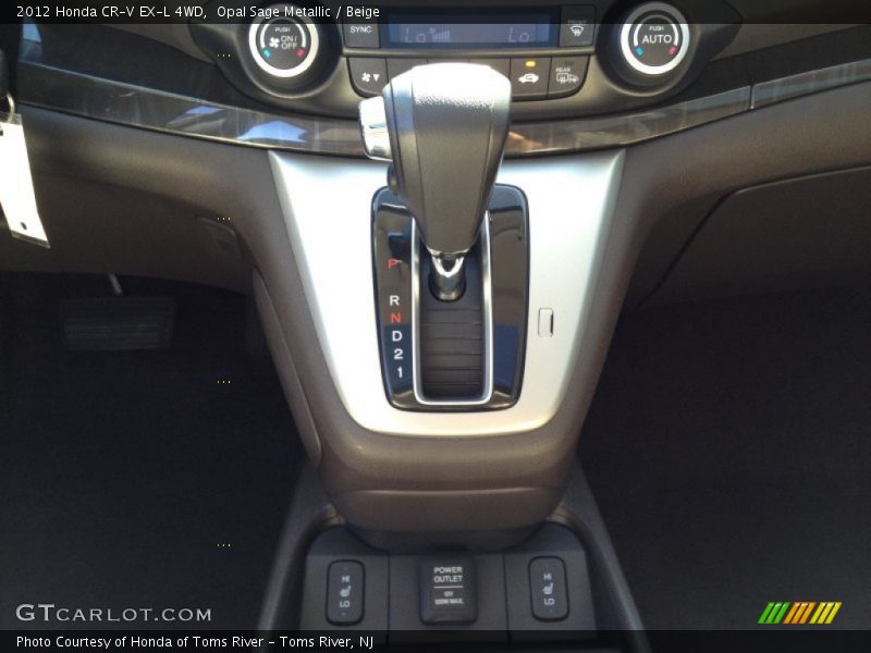 Opal Sage Metallic / Beige 2012 Honda CR-V EX-L 4WD
