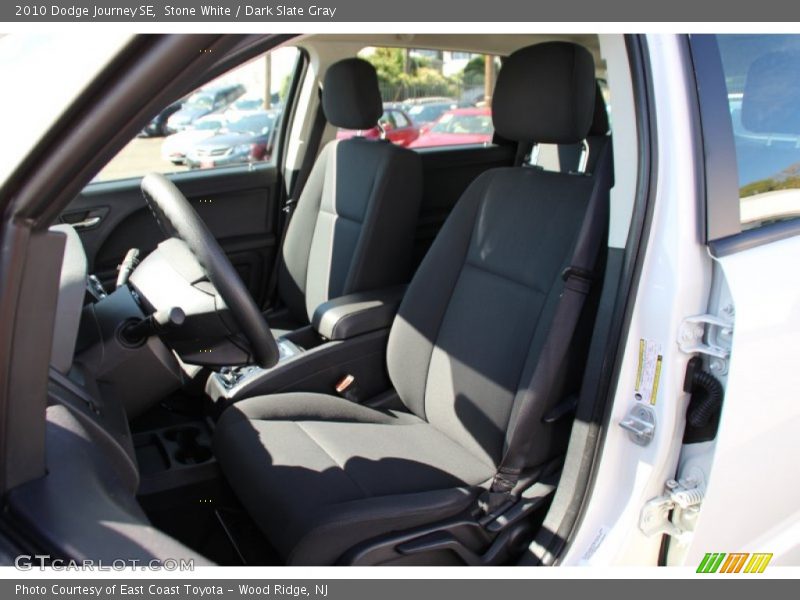 Stone White / Dark Slate Gray 2010 Dodge Journey SE