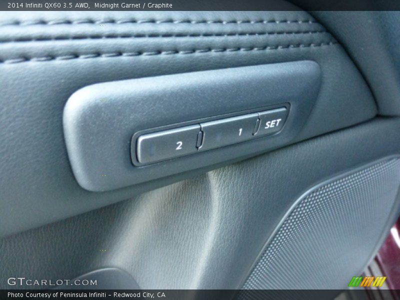 Midnight Garnet / Graphite 2014 Infiniti QX60 3.5 AWD