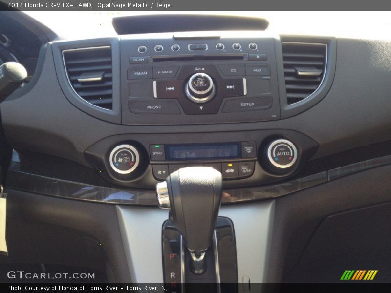 Opal Sage Metallic / Beige 2012 Honda CR-V EX-L 4WD