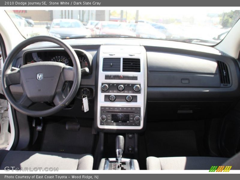 Stone White / Dark Slate Gray 2010 Dodge Journey SE