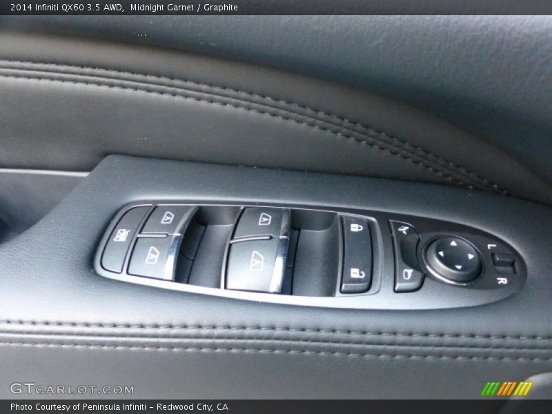 Midnight Garnet / Graphite 2014 Infiniti QX60 3.5 AWD