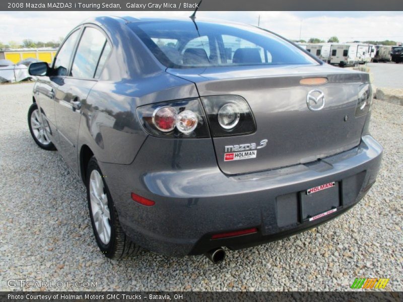 Galaxy Gray Mica / Black 2008 Mazda MAZDA3 i Touring Sedan