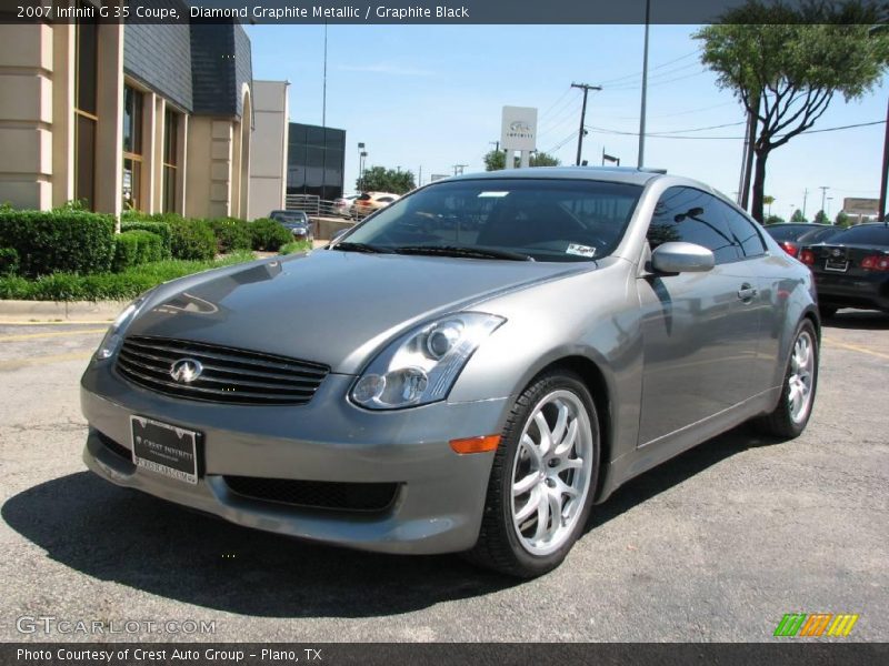 Diamond Graphite Metallic / Graphite Black 2007 Infiniti G 35 Coupe