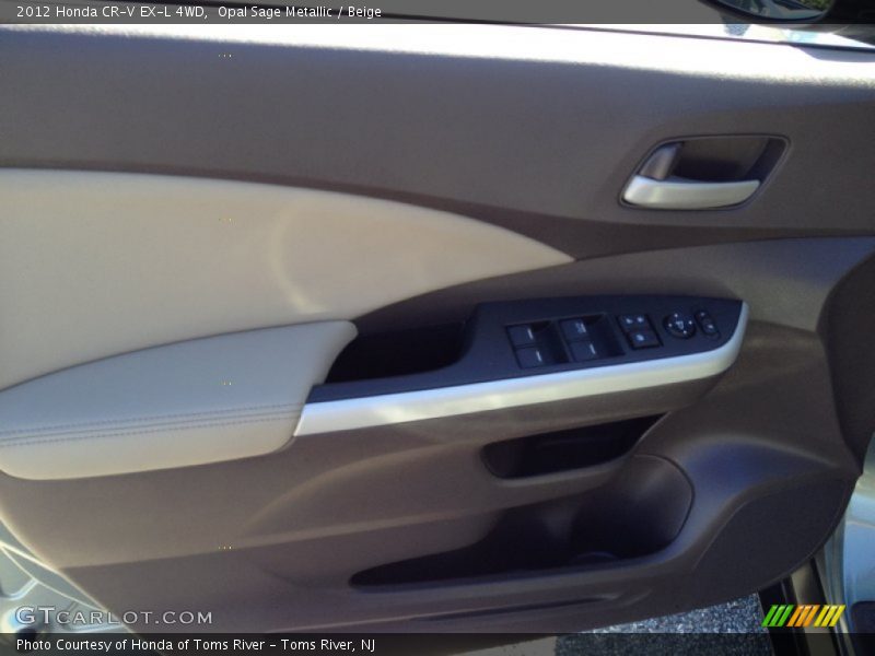 Opal Sage Metallic / Beige 2012 Honda CR-V EX-L 4WD