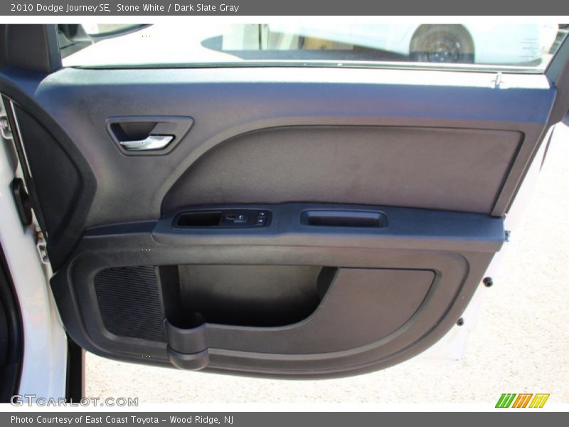 Stone White / Dark Slate Gray 2010 Dodge Journey SE