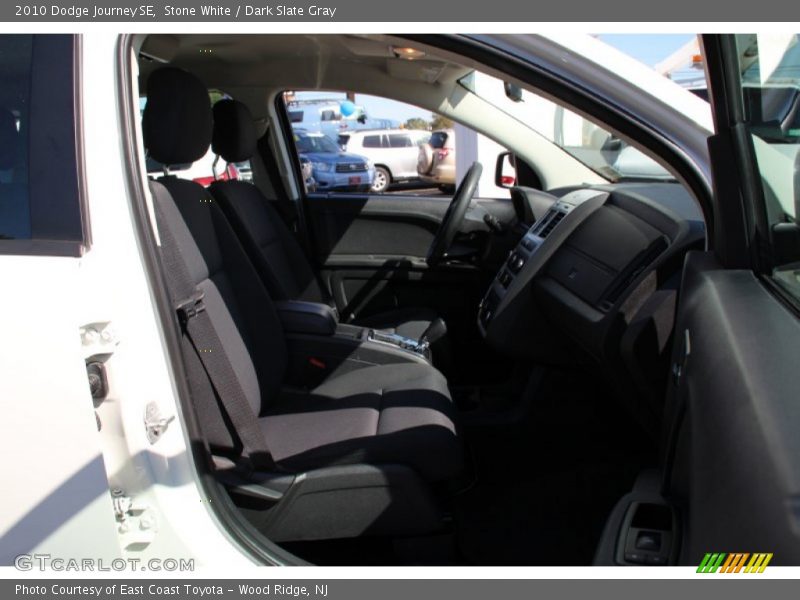 Stone White / Dark Slate Gray 2010 Dodge Journey SE