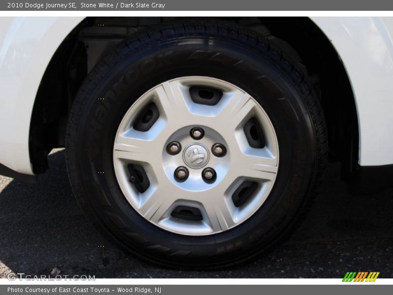 Stone White / Dark Slate Gray 2010 Dodge Journey SE