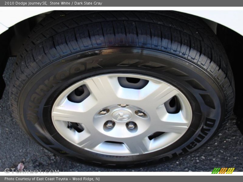 Stone White / Dark Slate Gray 2010 Dodge Journey SE