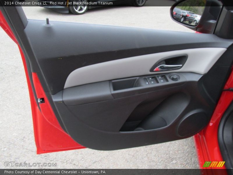Red Hot / Jet Black/Medium Titanium 2014 Chevrolet Cruze LS