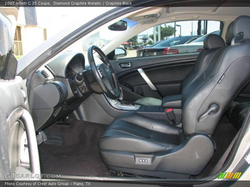 Diamond Graphite Metallic / Graphite Black 2007 Infiniti G 35 Coupe