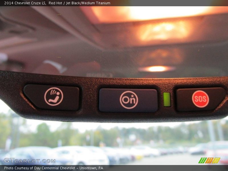 Red Hot / Jet Black/Medium Titanium 2014 Chevrolet Cruze LS
