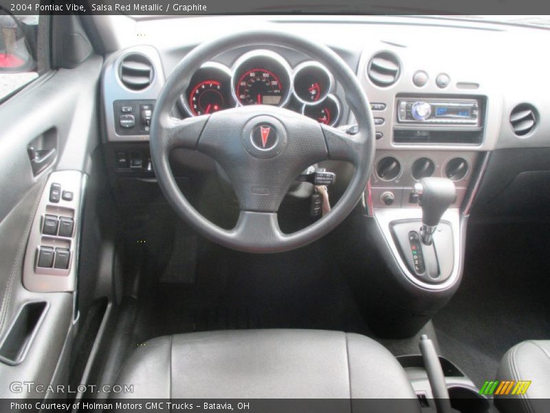 Salsa Red Metallic / Graphite 2004 Pontiac Vibe