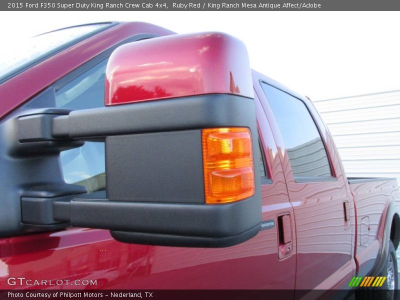 Ruby Red / King Ranch Mesa Antique Affect/Adobe 2015 Ford F350 Super Duty King Ranch Crew Cab 4x4