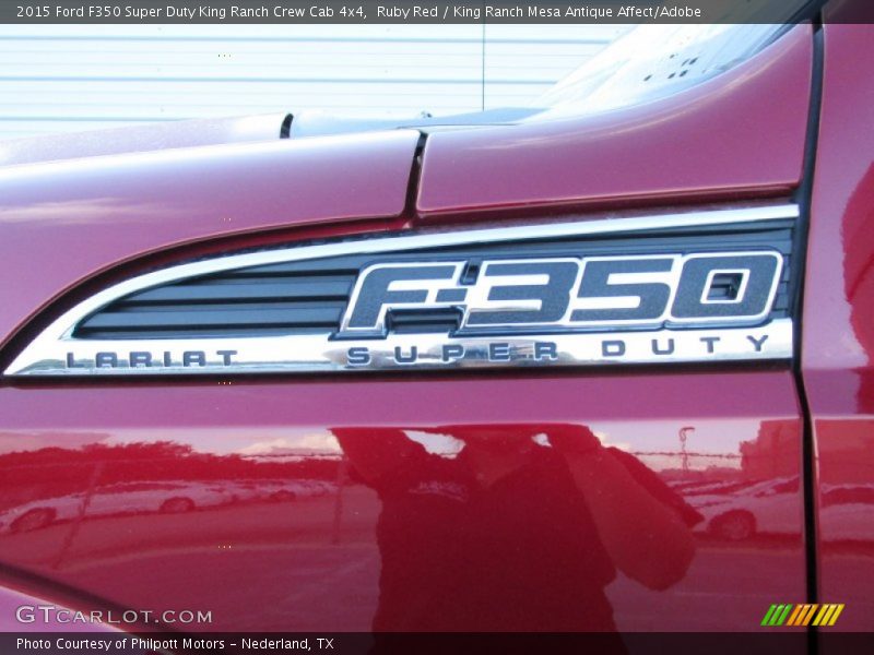 Ruby Red / King Ranch Mesa Antique Affect/Adobe 2015 Ford F350 Super Duty King Ranch Crew Cab 4x4