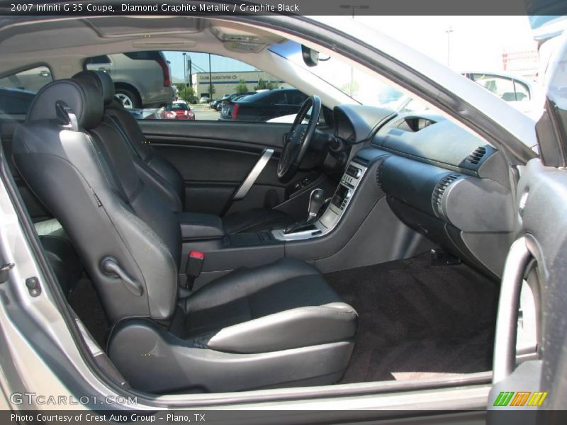 Diamond Graphite Metallic / Graphite Black 2007 Infiniti G 35 Coupe