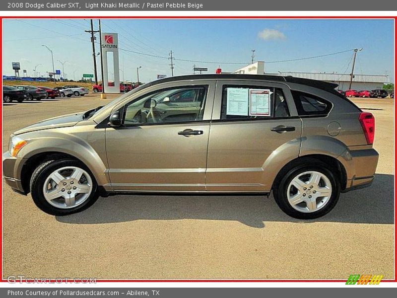 Light Khaki Metallic / Pastel Pebble Beige 2008 Dodge Caliber SXT
