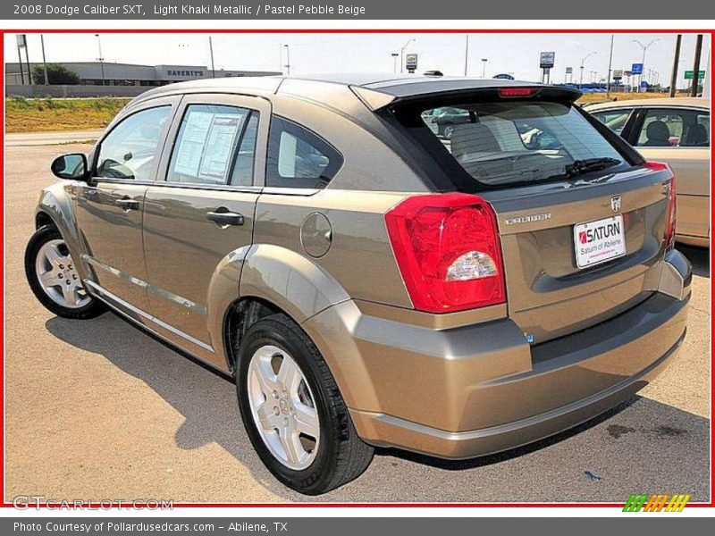 Light Khaki Metallic / Pastel Pebble Beige 2008 Dodge Caliber SXT