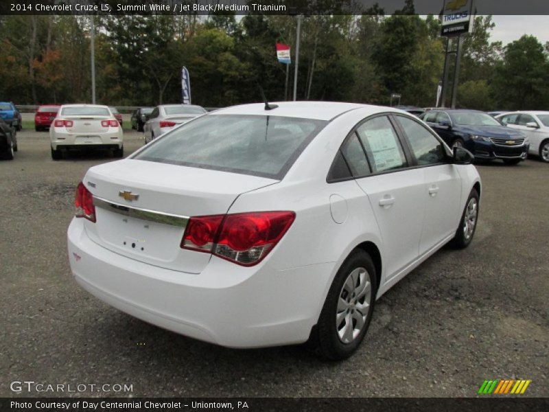 Summit White / Jet Black/Medium Titanium 2014 Chevrolet Cruze LS