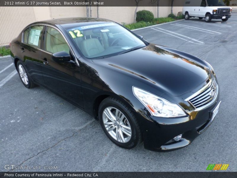 Black Obsidian / Wheat 2012 Infiniti G 37 Journey Sedan