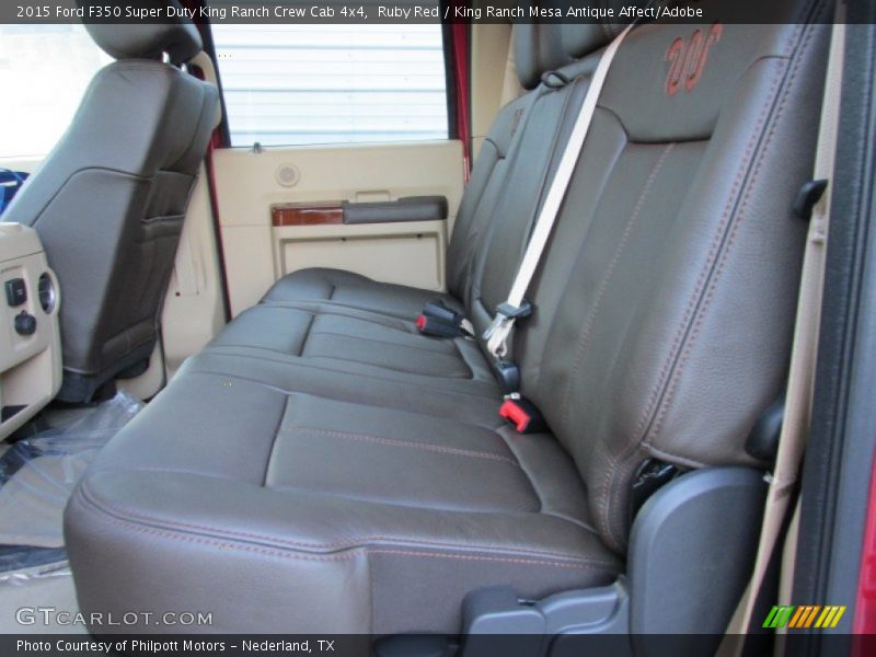 Ruby Red / King Ranch Mesa Antique Affect/Adobe 2015 Ford F350 Super Duty King Ranch Crew Cab 4x4