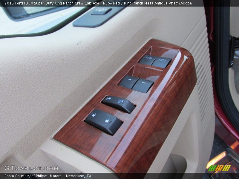 Ruby Red / King Ranch Mesa Antique Affect/Adobe 2015 Ford F350 Super Duty King Ranch Crew Cab 4x4
