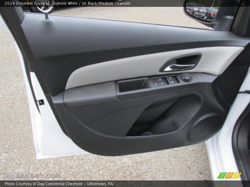Summit White / Jet Black/Medium Titanium 2014 Chevrolet Cruze LS