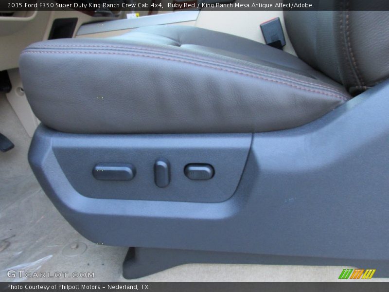 Ruby Red / King Ranch Mesa Antique Affect/Adobe 2015 Ford F350 Super Duty King Ranch Crew Cab 4x4