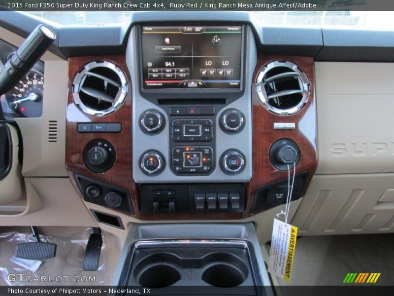 Ruby Red / King Ranch Mesa Antique Affect/Adobe 2015 Ford F350 Super Duty King Ranch Crew Cab 4x4