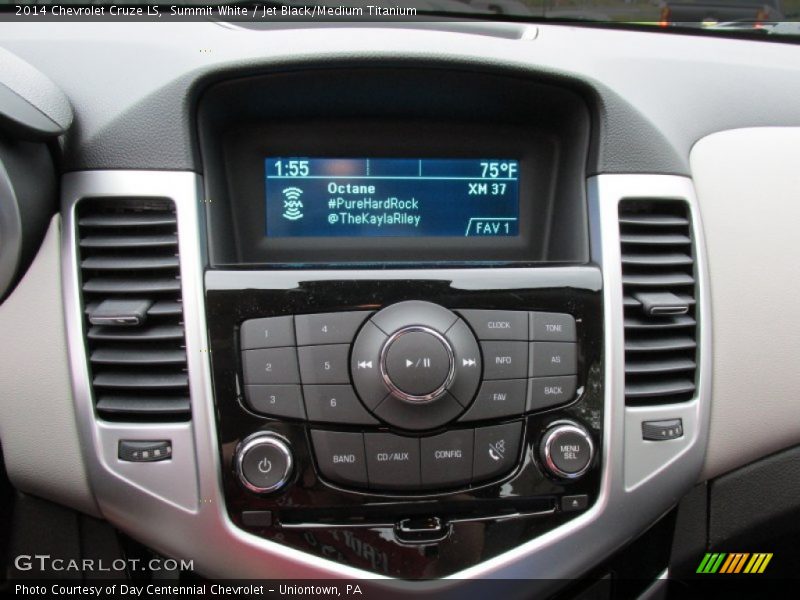 Summit White / Jet Black/Medium Titanium 2014 Chevrolet Cruze LS
