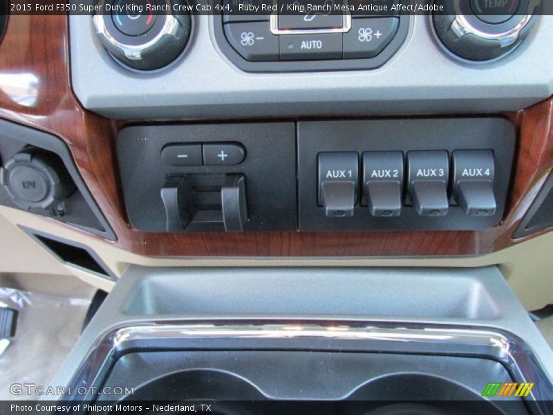 Ruby Red / King Ranch Mesa Antique Affect/Adobe 2015 Ford F350 Super Duty King Ranch Crew Cab 4x4