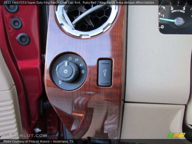 Ruby Red / King Ranch Mesa Antique Affect/Adobe 2015 Ford F350 Super Duty King Ranch Crew Cab 4x4