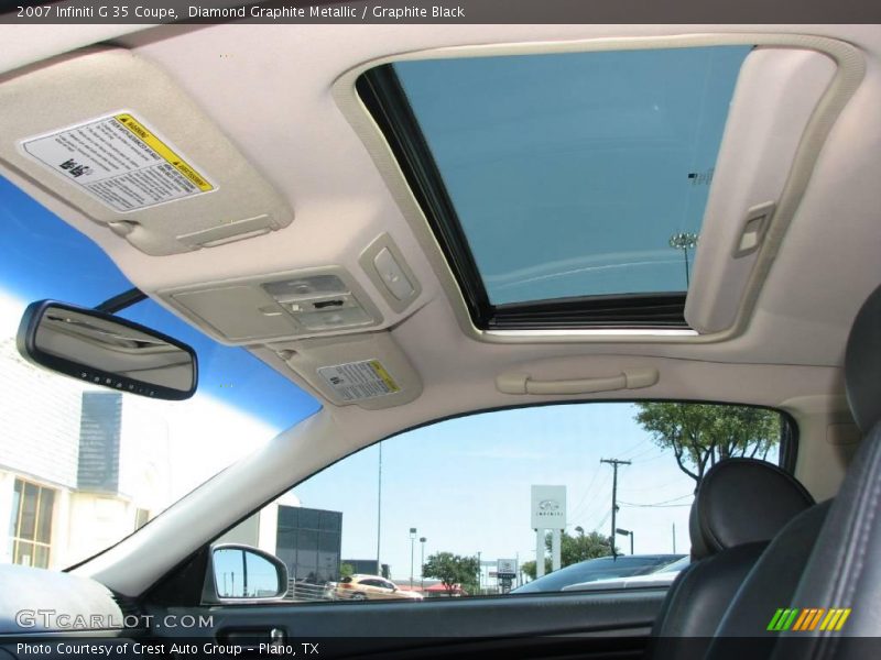 Diamond Graphite Metallic / Graphite Black 2007 Infiniti G 35 Coupe
