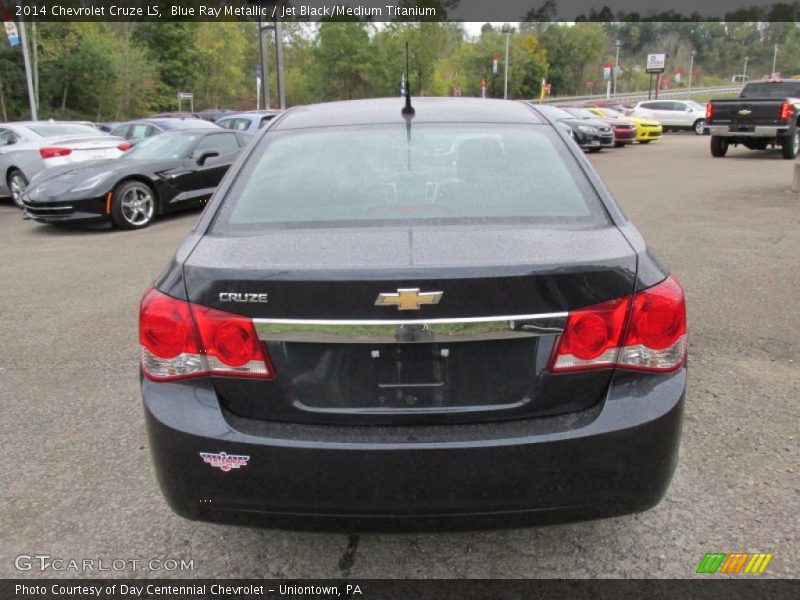 Blue Ray Metallic / Jet Black/Medium Titanium 2014 Chevrolet Cruze LS