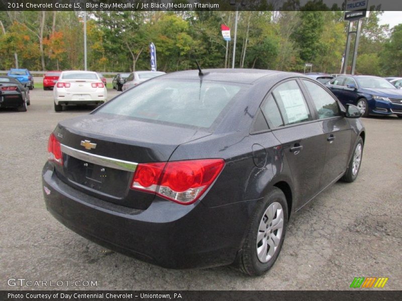 Blue Ray Metallic / Jet Black/Medium Titanium 2014 Chevrolet Cruze LS