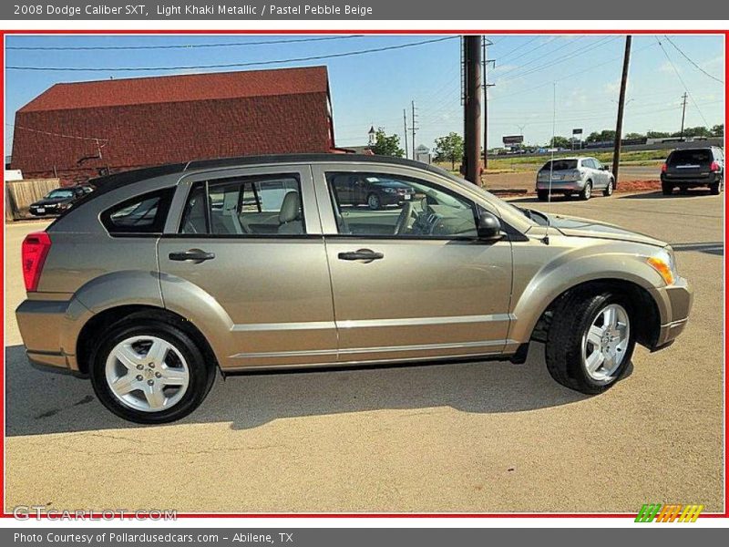 Light Khaki Metallic / Pastel Pebble Beige 2008 Dodge Caliber SXT
