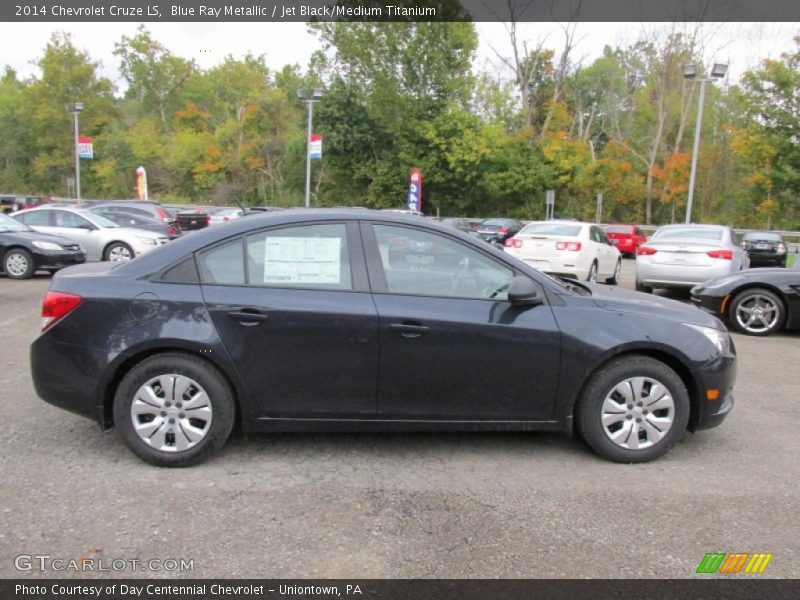 Blue Ray Metallic / Jet Black/Medium Titanium 2014 Chevrolet Cruze LS