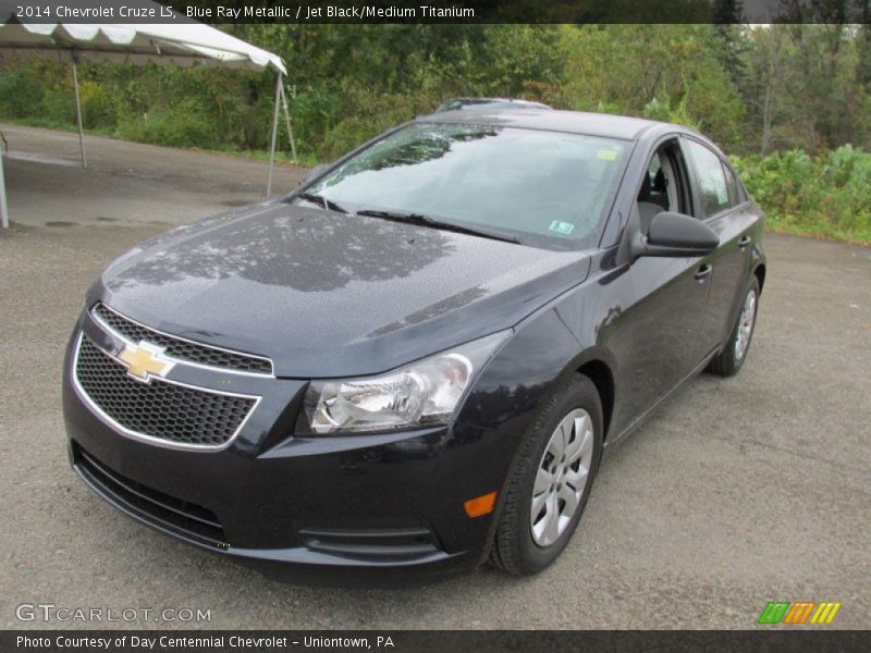 Blue Ray Metallic / Jet Black/Medium Titanium 2014 Chevrolet Cruze LS