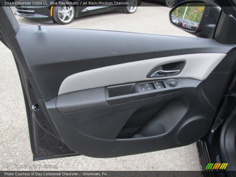 Blue Ray Metallic / Jet Black/Medium Titanium 2014 Chevrolet Cruze LS