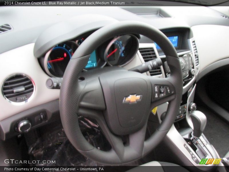 Blue Ray Metallic / Jet Black/Medium Titanium 2014 Chevrolet Cruze LS
