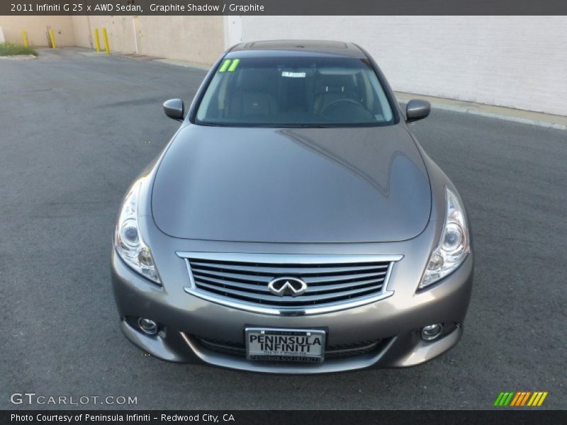 Graphite Shadow / Graphite 2011 Infiniti G 25 x AWD Sedan